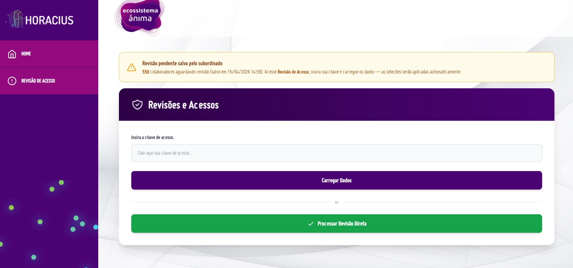 Portal de Revisão de Acessos